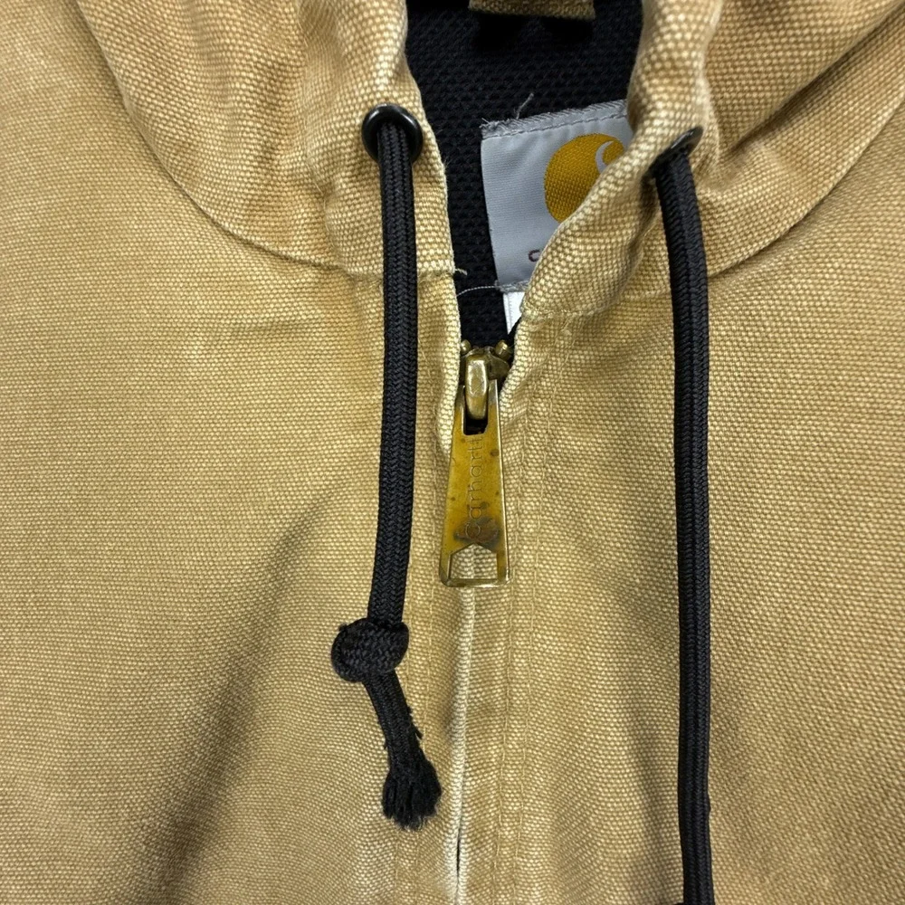Carhartt Sandstone Active Jacket Thermal Lined Mens Small J25 CML Camel Brown
